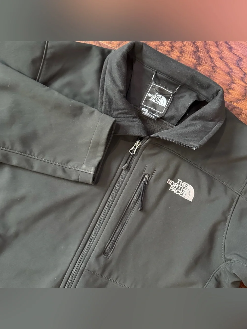 The North Face Apex Bionic 3 Jacket Mens Size Medium Black Full Zip